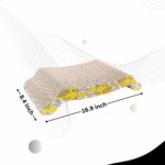 PrimePets Cat Scratching Pad 1 (W Shaped)