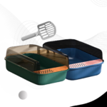 Semi-enclosed Sifting Litter Box