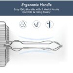 Stainless Steel Catlitter Scoop with Long Handle and Hook Holder