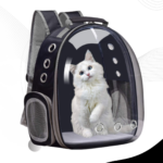 Backpack CarrierBubble Carrying Bag for Small Medium Dogs Cats, Space Capsule Pet Carrier for Hiking, Travel, Airline Approved- Black