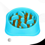 Slow Feeder Bowls Anti-Slip Puzzle Interactive Bloat Stop Bowl Anti-Choking Dog Bowl for Small and Medium Dogs